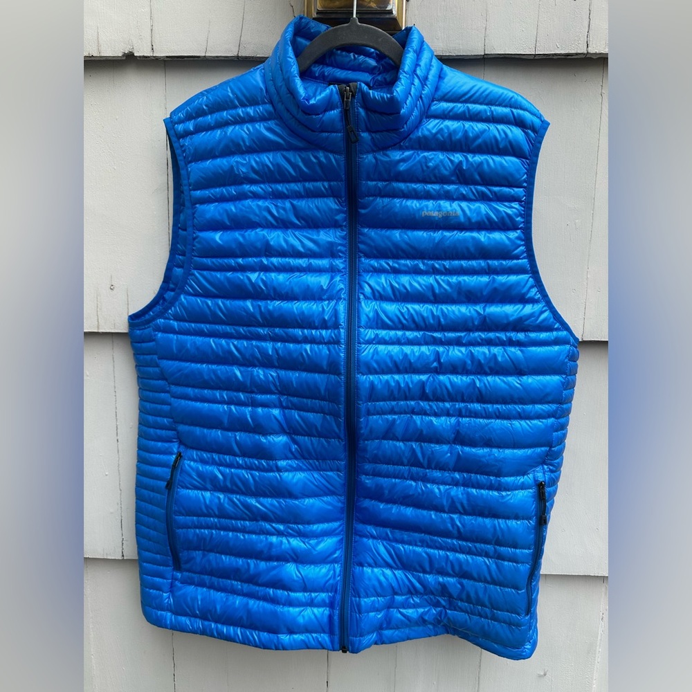 NEW Patagonia down puffer jacket vest size men’s XL Blue - Perfect condition